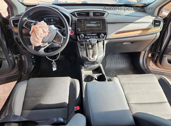 5J6RW1H8XMA006789 2021 HONDA CR-V Gray Vista del salpicadero