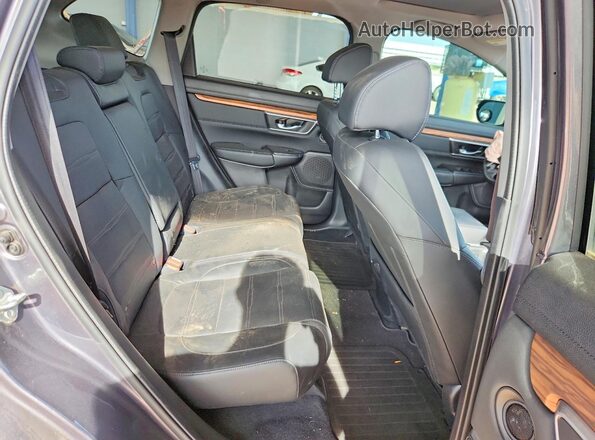 5J6RW1H8XMA006789 2021 HONDA CR-V Gray Vista interior trasera