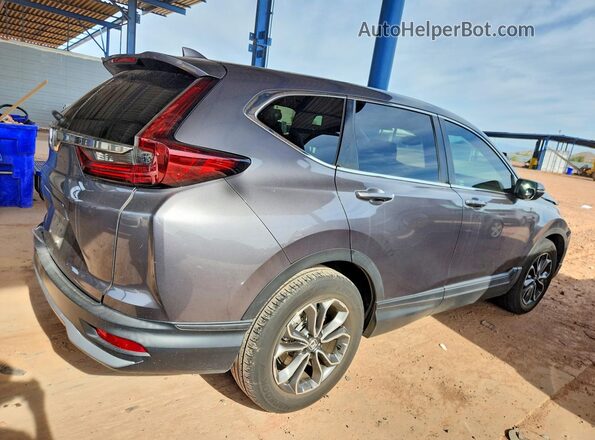 5J6RW1H8XMA006789 2021 HONDA CR-V Gray Trasero derecho