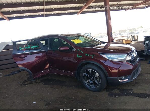 5J6RW1H97JL011425 2018 HONDA CR-V Maroon წინა ხედი