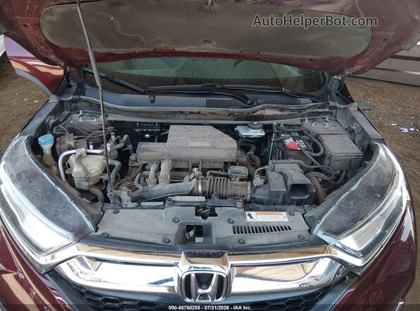 5J6RW1H97JL011425 2018 HONDA CR-V Maroon უკანა ხედი