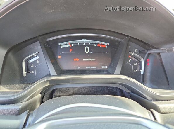 5J6RW2H25ML015504 2021 HONDA CR-V Gray Вид щитка приладів