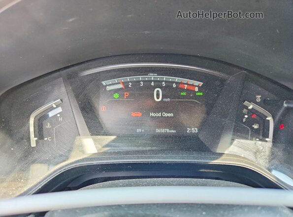 5J6RW2H26MA008573 2021 HONDA CR-V Gray ხელსაწყოთა პანელის ხედი