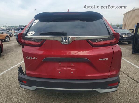 5J6RW2H26ML008514 2021 HONDA CR-V Red Widok z tyłu
