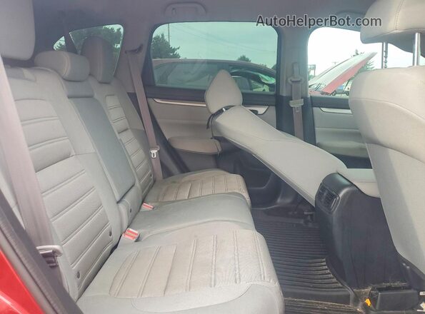 5J6RW2H26ML008514 2021 HONDA CR-V Red Widok wnętrza z tyłu