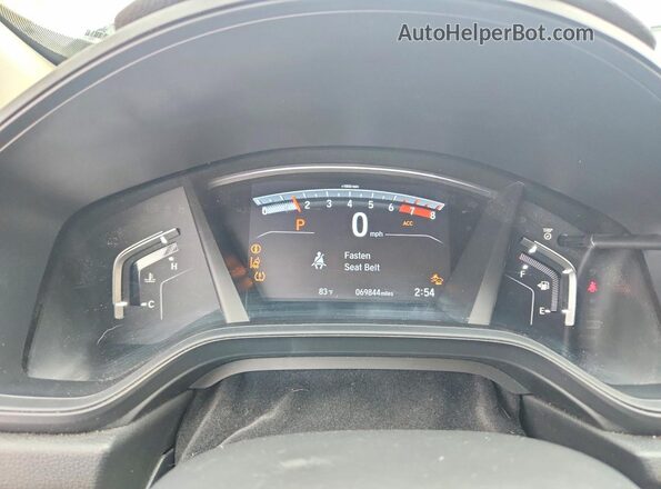 5J6RW2H27LA005034 2020 HONDA CR-V White Vista del cuadro de instrumentos