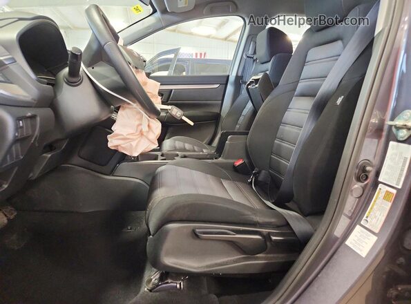 5J6RW2H27LL029533 2020 HONDA CR-V Gray Front interior view