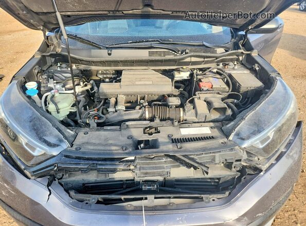 5J6RW2H2XLL003363 2020 HONDA CR-V Gray Rear interior view