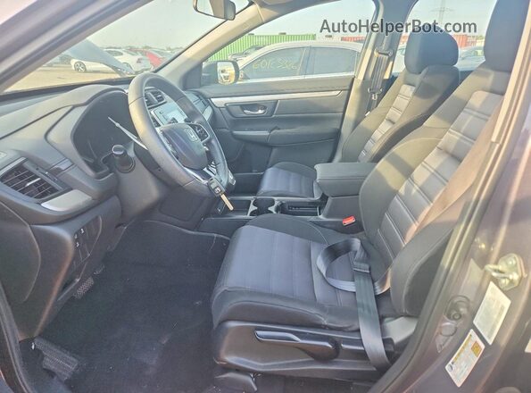 5J6RW2H2XLL003363 2020 HONDA CR-V Gray Front interior view