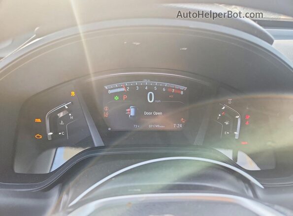 5J6RW2H2XLL003363 2020 HONDA CR-V Gray Instrument cluster view