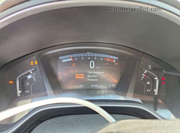 5J6RW2H50JL037075 2018 HONDA CR-V Gray Սարքավորումների վահանակի տեսք