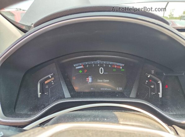 5J6RW2H50LL006508 2020 HONDA CR-V Black Vista del cuadro de instrumentos