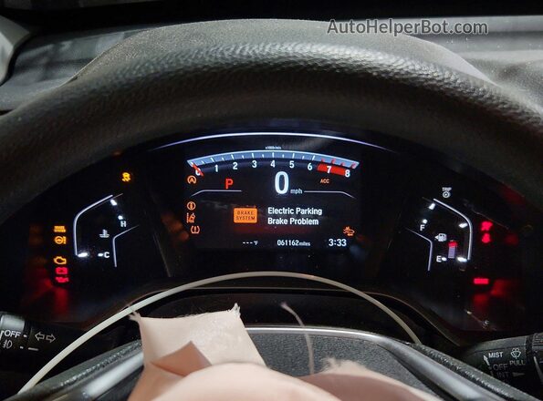 5J6RW2H50MA009695 2021 HONDA CR-V Black Vista del cuadro de instrumentos