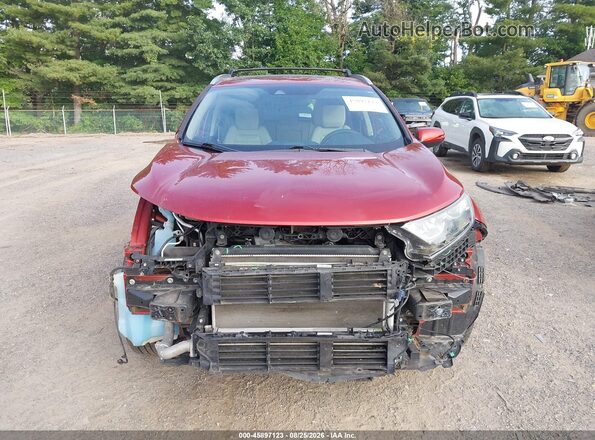5J6RW2H51JL011102 2018 HONDA CR-V Red Widok wnętrza z tyłu