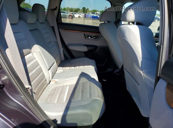 5J6RW2H51KA005135 2019 HONDA CR-V Gray უკანა სალონის ხედი