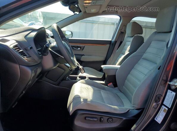 5J6RW2H51KA005135 2019 HONDA CR-V Gray წინა სალონის ხედი