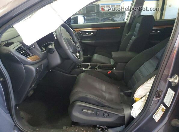 5J6RW2H51LA019859 2020 HONDA CR-V Gray Front interior view