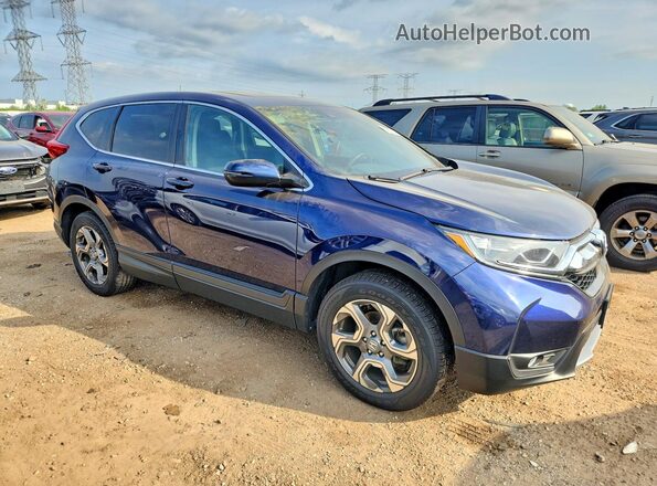 5J6RW2H52HL062103 2017 HONDA CR-V Blue Delantero derecho