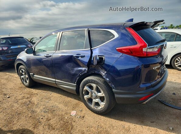 5J6RW2H52HL062103 2017 HONDA CR-V Blue Trasero izquierdo