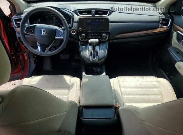 5J6RW2H52HL063770 2017 HONDA CR-V Red Вид панелі приладів