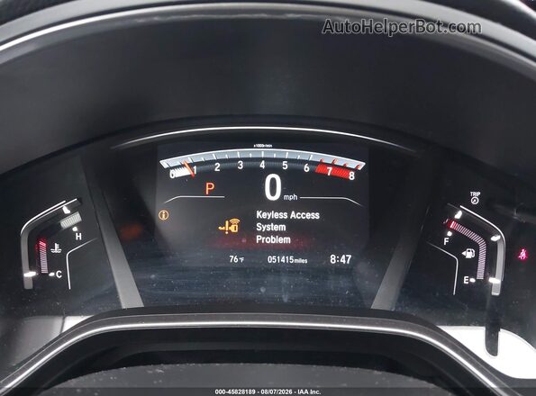 5J6RW2H52JL032993 2018 HONDA CR-V Белый Вид задних сидений