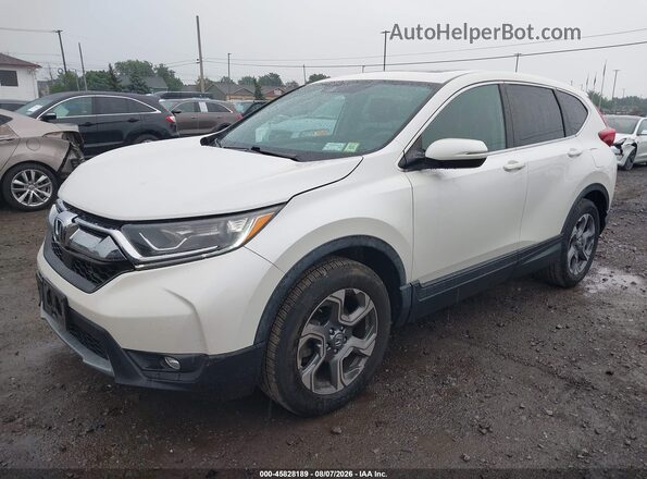 5J6RW2H52JL032993 2018 HONDA CR-V Белый Передняя левая четверть