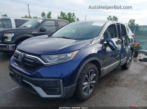 5J6RW2H52LL005991 2020 HONDA CR-V Blue Առջևի ձախ երեք քառորդ տեսարան