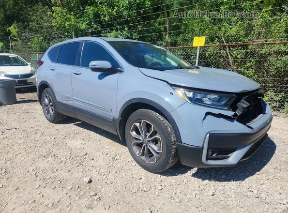 5J6RW2H52ML024719 2021 HONDA CR-V Серый Передняя правая четверть