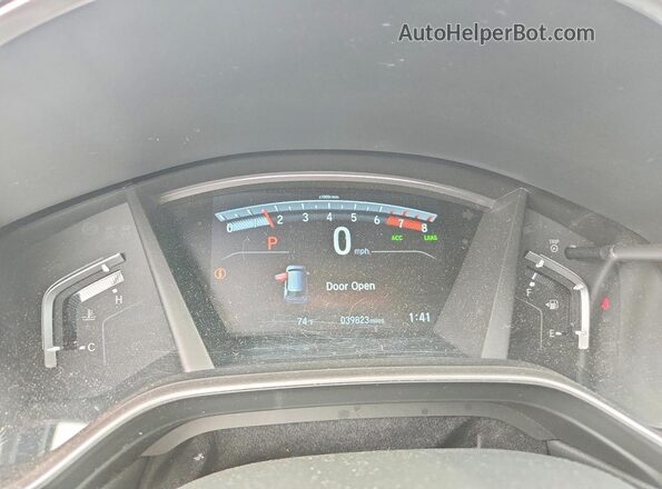 5J6RW2H53HL025643 2017 HONDA CR-V White Вид щитка приладів