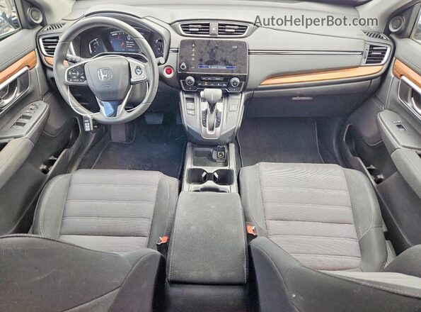 5J6RW2H53KA017478 2019 HONDA CR-V Серебряный Вид панели приборов
