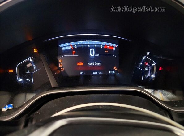 5J6RW2H53ML015298 2021 HONDA CR-V Black Widok zestawu wskaźników