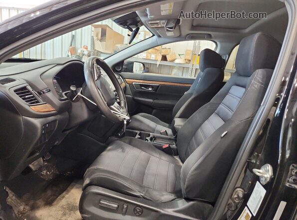 5J6RW2H53ML015298 2021 HONDA CR-V Black Widok wnętrza z przodu