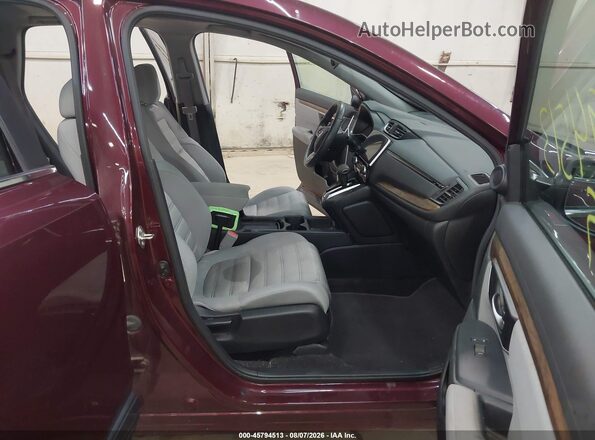5J6RW2H54KL034357 2019 HONDA CR-V Red წინა სალონის ხედი