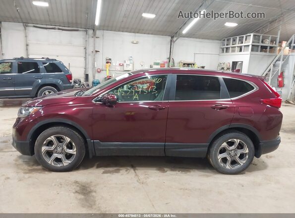5J6RW2H54KL034357 2019 HONDA CR-V Red უკანა სალონის ხედი