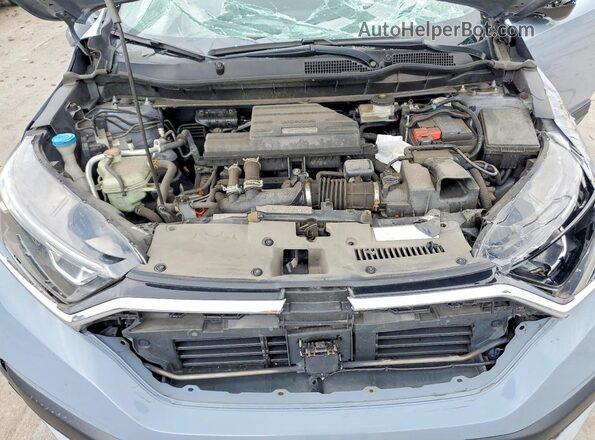 5J6RW2H54MA002006 2021 HONDA CR-V Gray ძრავის განყოფილების ხედი