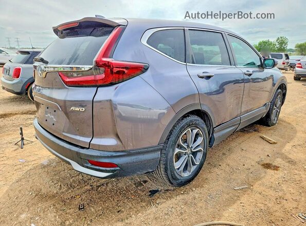 5J6RW2H55ML012760 2021 HONDA CR-V Gray Trasero derecho