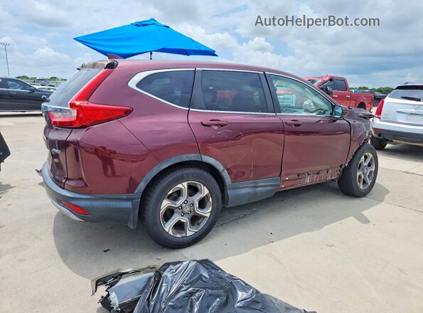5J6RW2H56HL016516 2017 HONDA CR-V Burgundy Trasero derecho