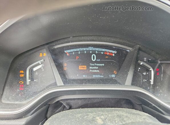 5J6RW2H56HL016516 2017 HONDA CR-V Burgundy Vista del cuadro de instrumentos