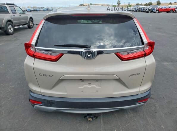 5J6RW2H57JL016160 2018 HONDA CR-V Beige უკანა ხედი