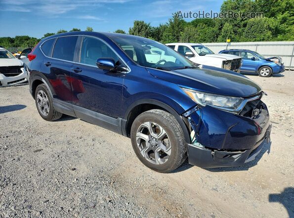 5J6RW2H58HL039117 2017 HONDA CR-V Синий Передняя правая четверть