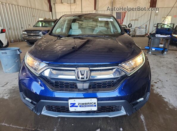 5J6RW2H58KL022731 2019 HONDA CR-V Blue Widok z przodu