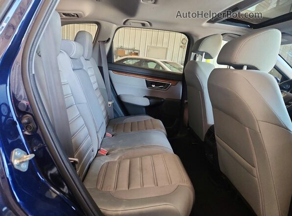 5J6RW2H58KL022731 2019 HONDA CR-V Blue Widok wnętrza z tyłu