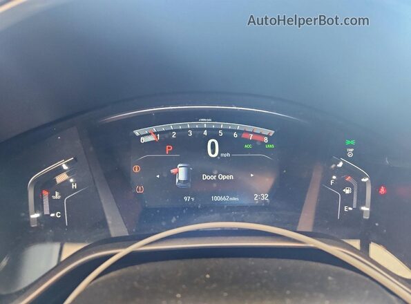 5J6RW2H58KL022731 2019 HONDA CR-V Blue Widok zestawu wskaźników
