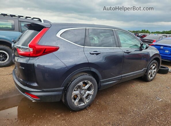 5J6RW2H58KL034376 2019 HONDA CR-V Blue Задня права чверть