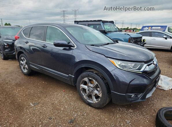5J6RW2H58KL034376 2019 HONDA CR-V Blue Передня права чверть