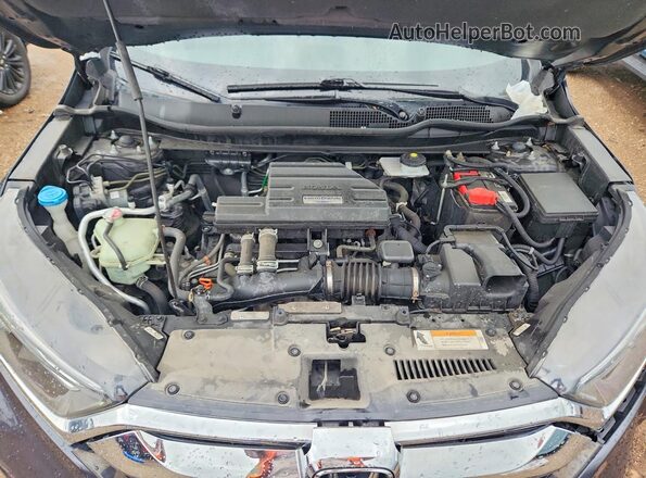 5J6RW2H58KL034376 2019 HONDA CR-V Blue Вид задньої частини салону