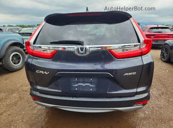 5J6RW2H58KL034376 2019 HONDA CR-V Blue Вид ззаду