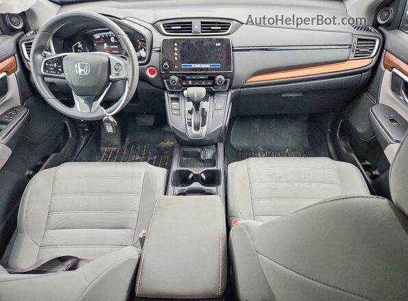 5J6RW2H58KL034376 2019 HONDA CR-V Blue Вид панелі приладів