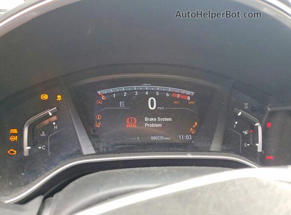5J6RW2H58LL014484 2020 HONDA CR-V Черный Вид щитка приборов
