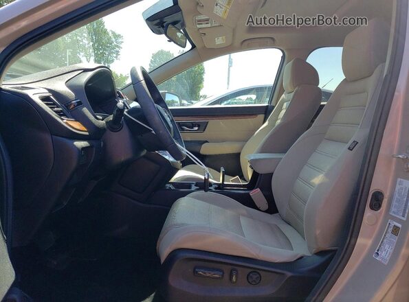 5J6RW2H59JL020145 2018 HONDA CR-V Tan Vista interior delantera